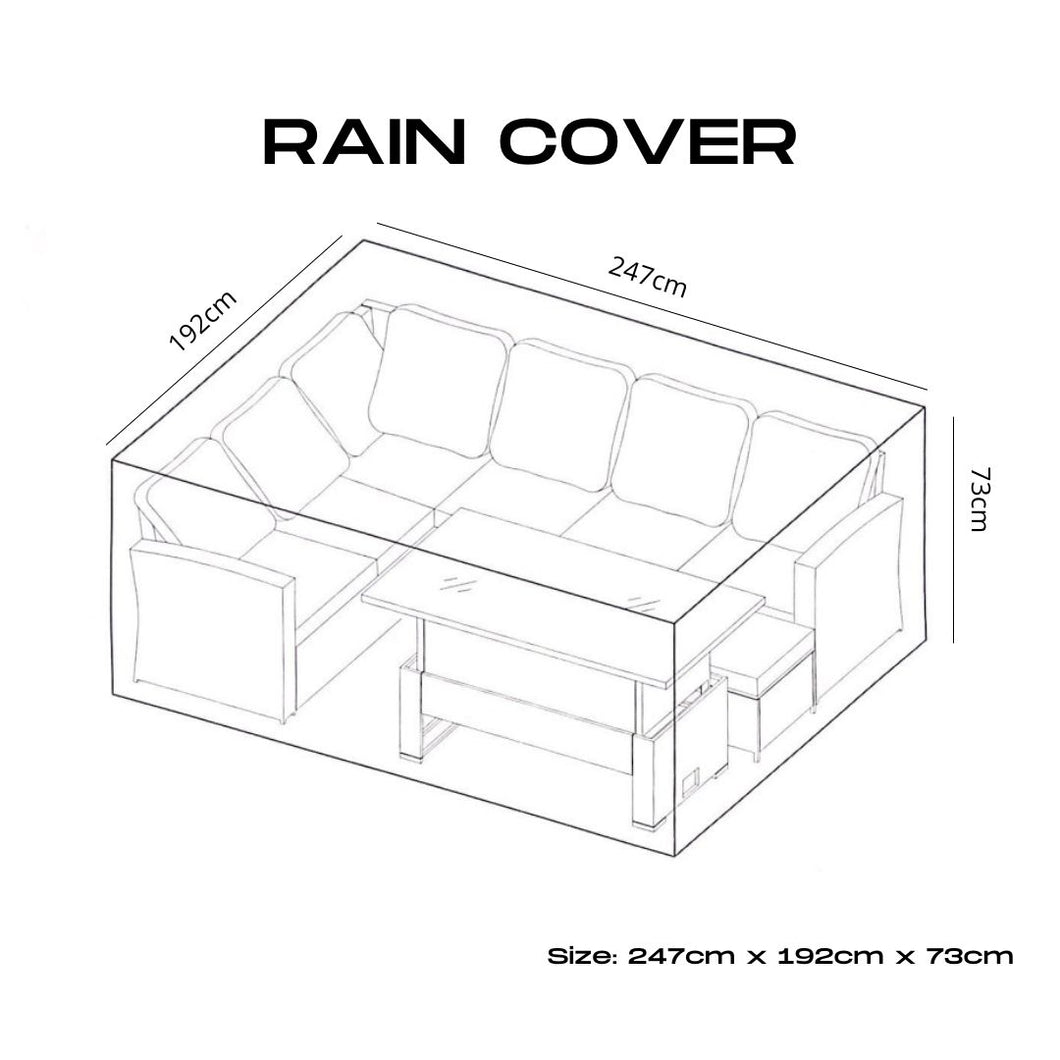 Rain Cover - 247cm x 192cm x 73cm