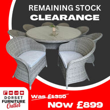 Load image into Gallery viewer, Riviera Round Dining Rattan Set - 8 seater
