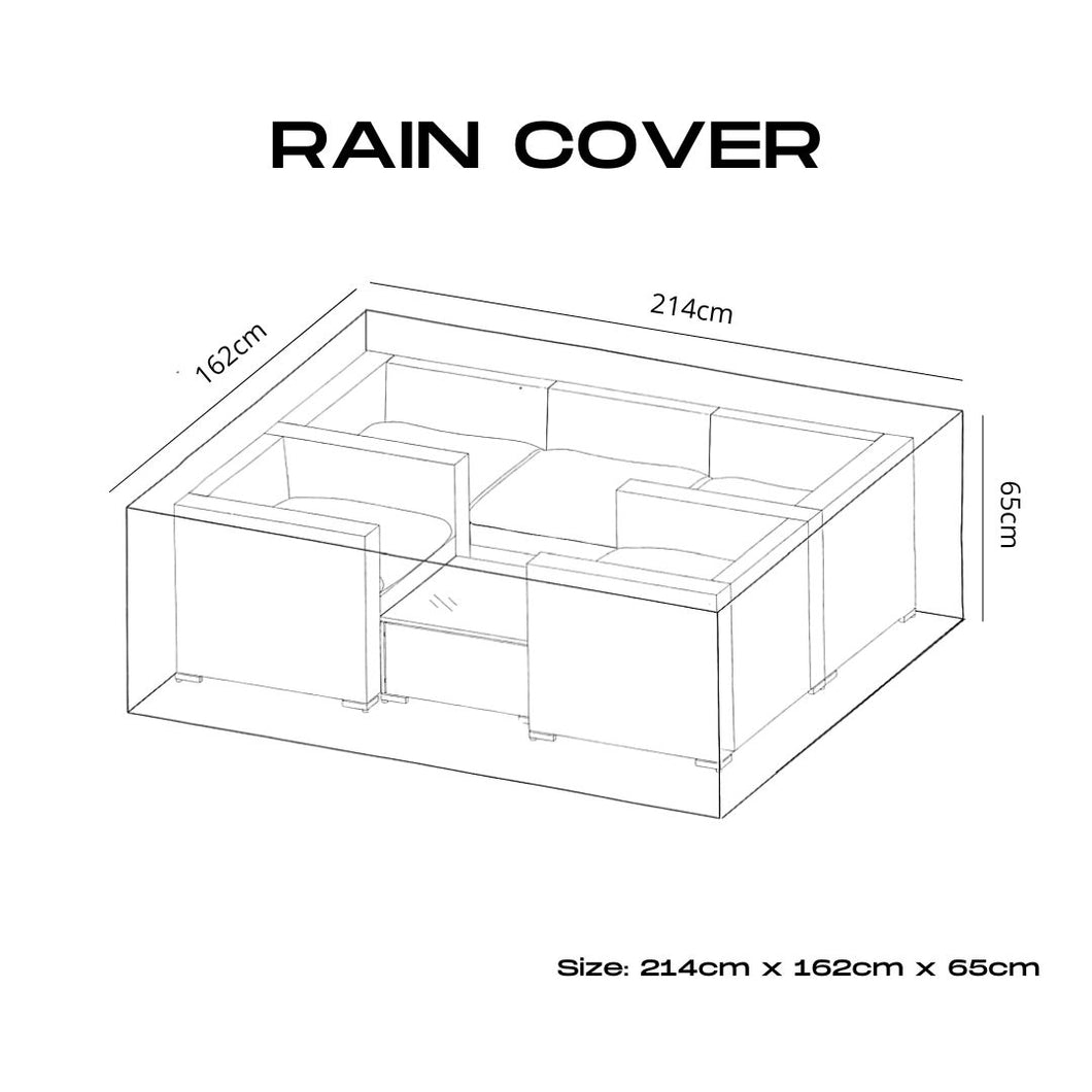 Rain Cover - 214cm x 162cm x 65cm