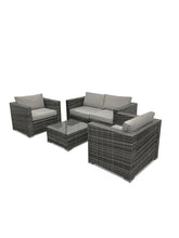 Load image into Gallery viewer, Modular Social 4 Seater Rattan Set with Coffee Table
